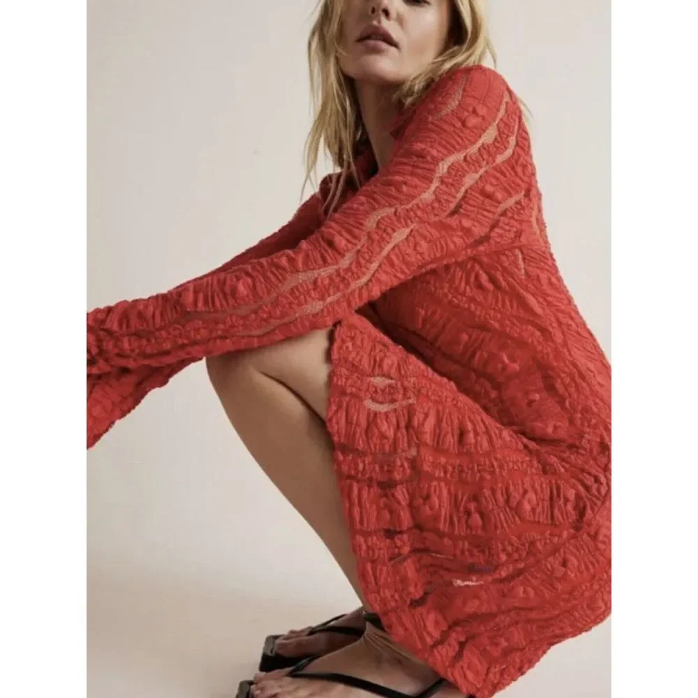 Free People delight red
